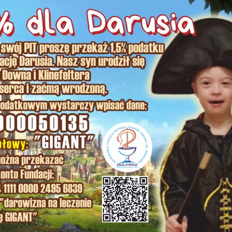 1,5% dla Darusia